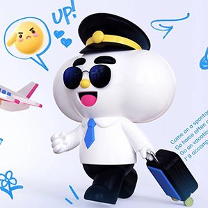 长沙黄花国际机场IP形象设计 /><img fetchpriority=