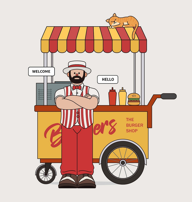 街头美食斗士|潮玩IP形象