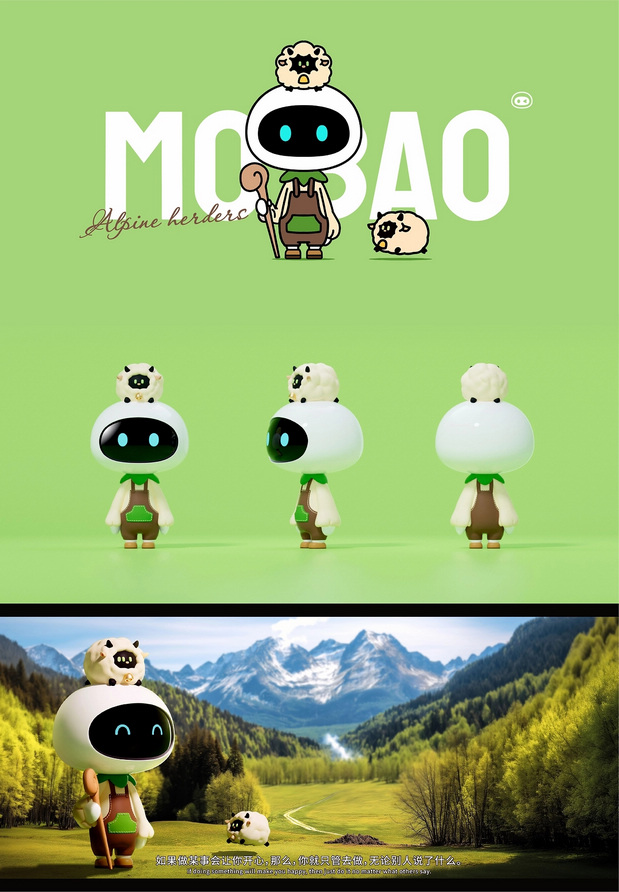 MOBAO-科技风格吉祥物IP