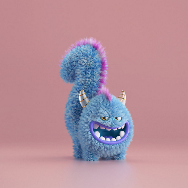 3D吉祥物：JosArias/2020Monster