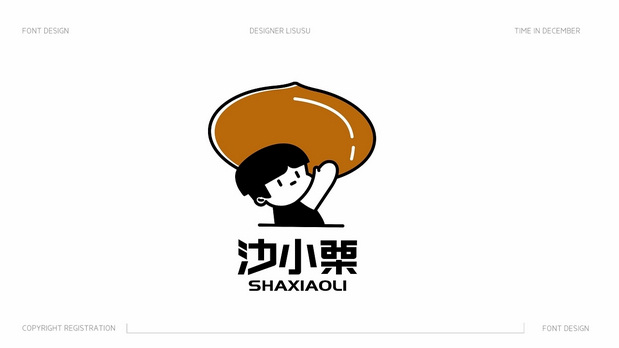 有趣的卡通logo设计