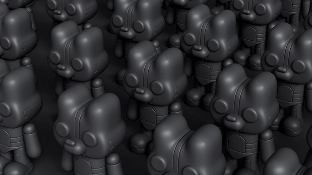 3D吉祥物：机械熊IP形象设计