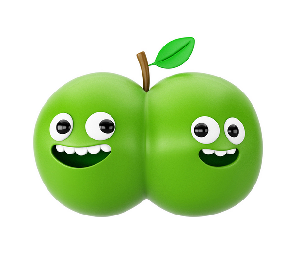 3D吉祥物：UGLY VEGETABLES