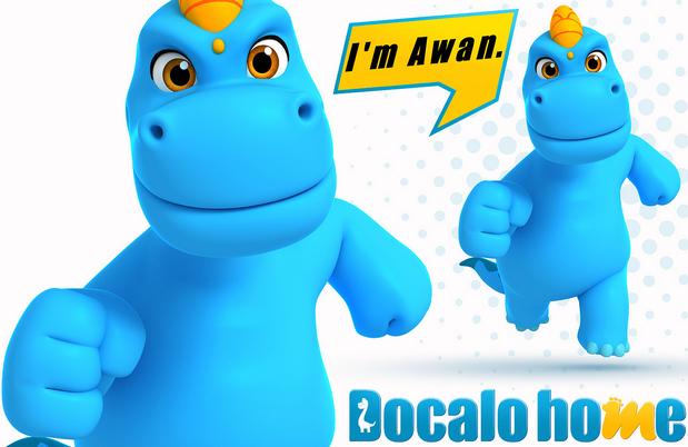3D吉祥物：恐龙多彩(Docalo home)