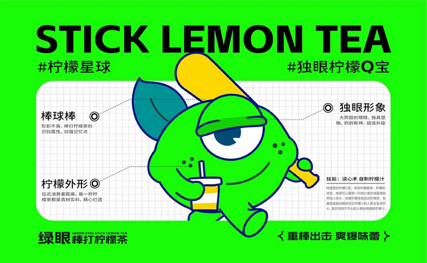 绿眼柠檬|爆打柠檬茶IP打造