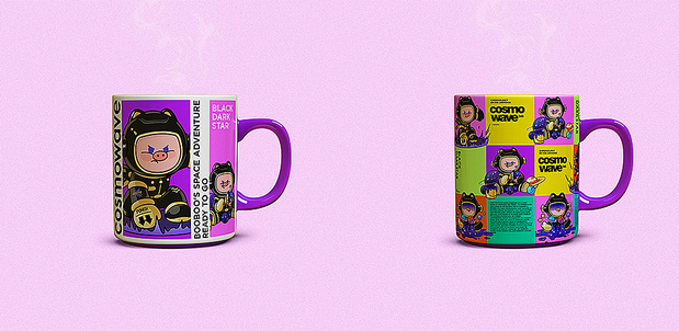 3D吉祥物：宇宙波 x 暗星