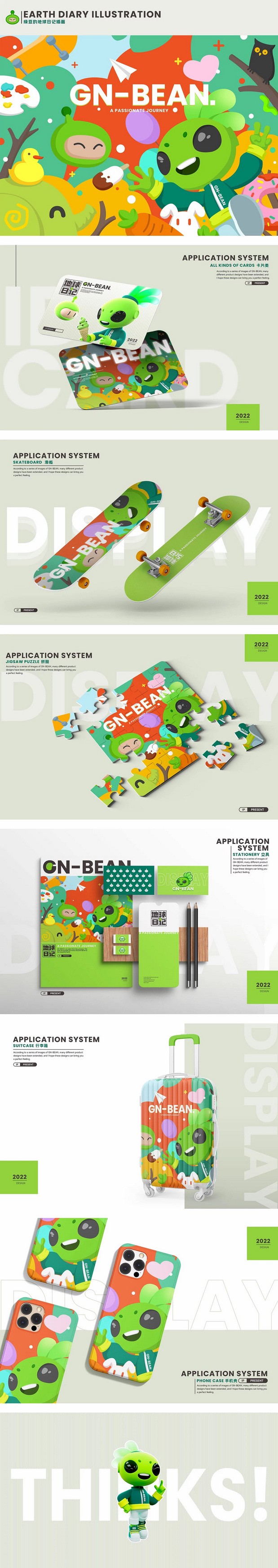 GN-BEAN绿豆IP形象设计