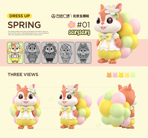 北京五棵松万达广场IP形象