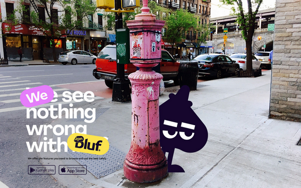 Bluf VPN服务提供商品牌形象