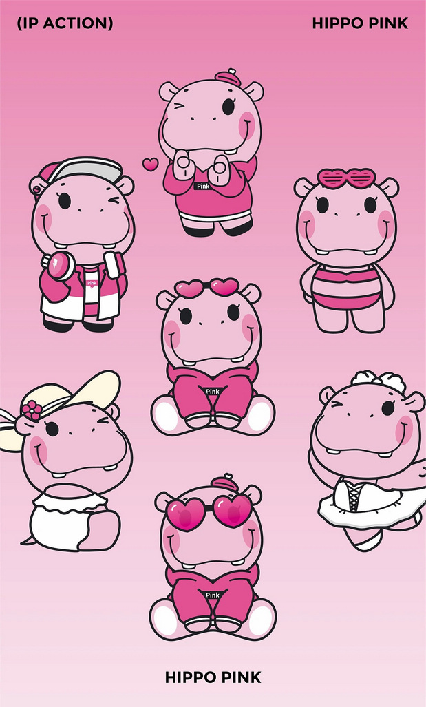 河马小粉HIPPO PINK