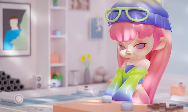 3D吉祥物：Becca的潮玩世界