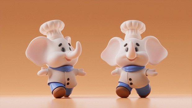 白象方便面IP形象设计