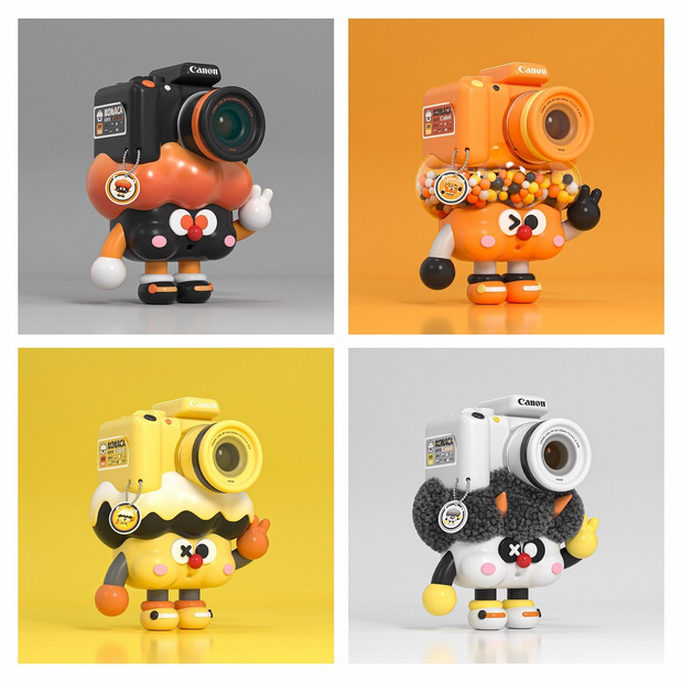 3D吉祥物：Canon IP丨诺纳佳