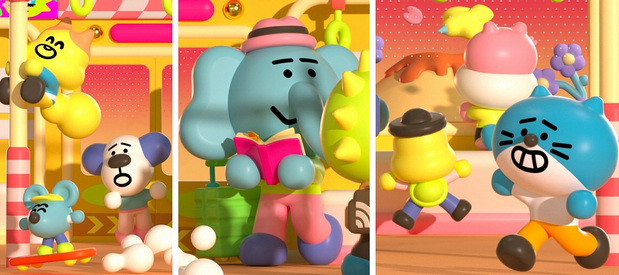 3D吉祥物：世界末日:HOIHOI FAMILY占领