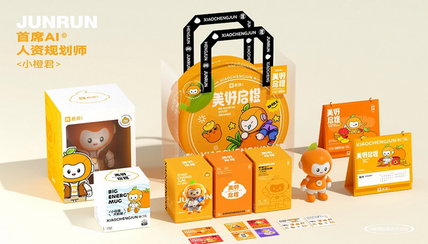 君润人力IP形象-小橙君