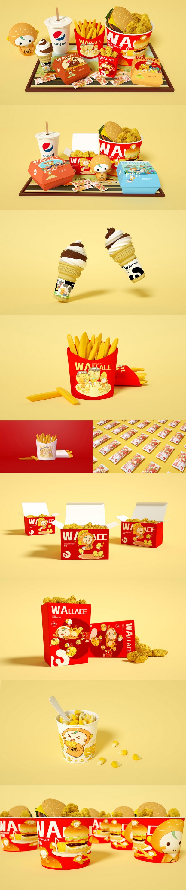 华莱士品牌最新IP形象设计