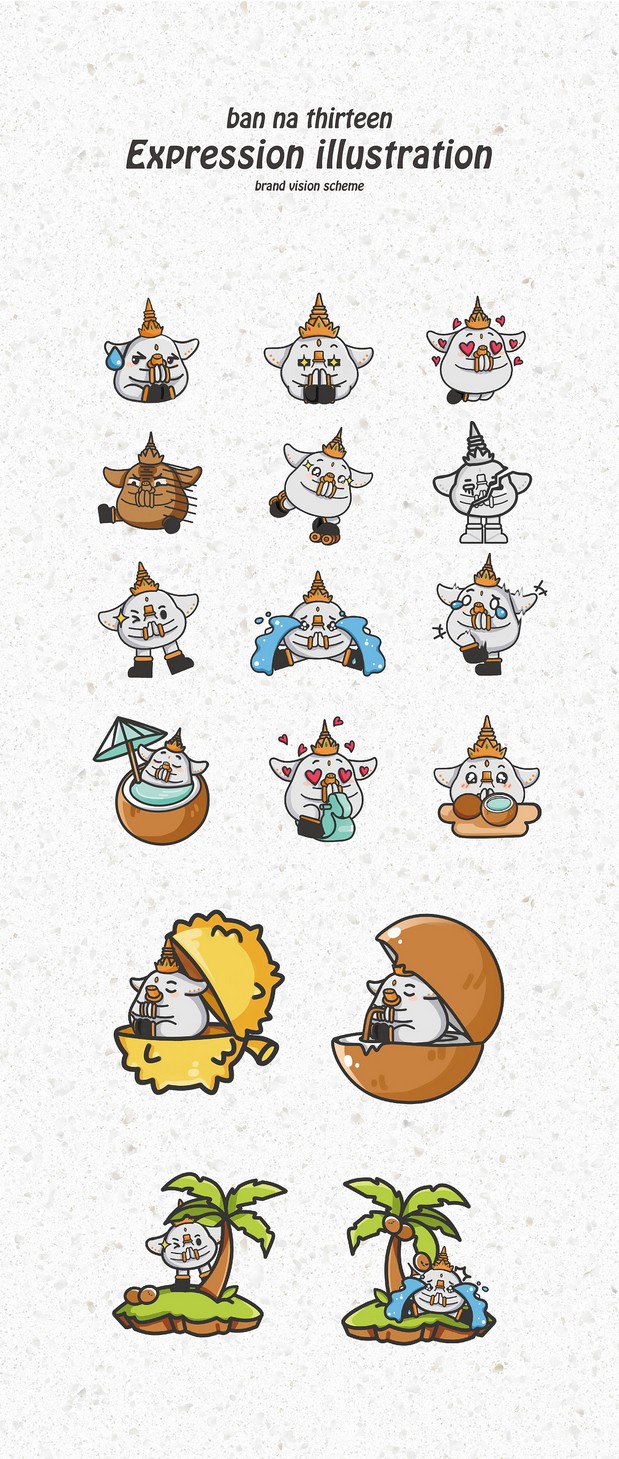 版纳拾叁-泰国奶茶品牌IP