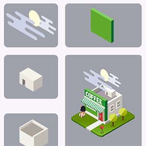 立体场景界面UI插画的技巧 /><img fetchpriority=