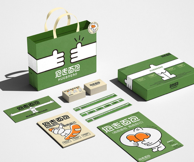 抱走面包Hug Bread品牌VI形象