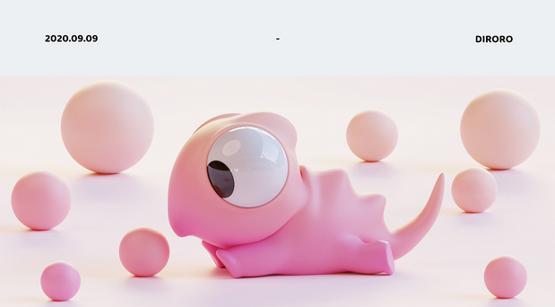 3D吉祥物：Diroro