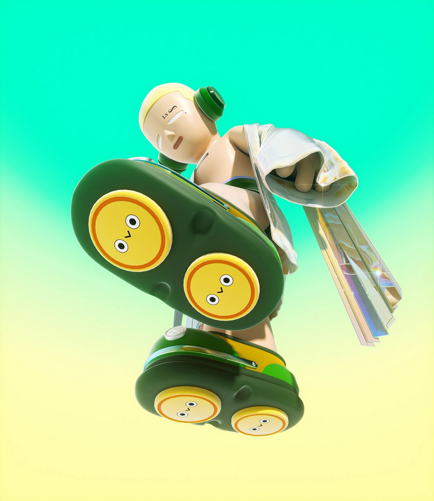 3D吉祥物：YOYOGUYS BG