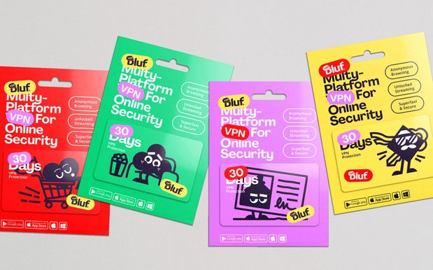 Bluf VPN服务提供商品牌形象