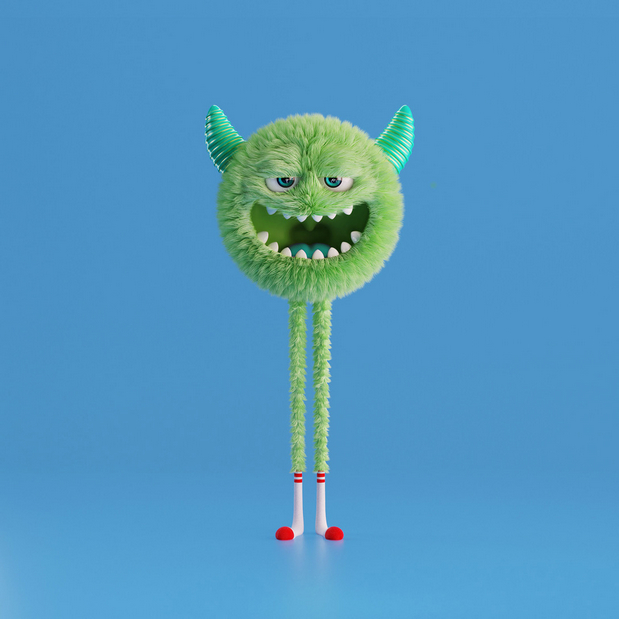 3D吉祥物：JosArias/2020Monster