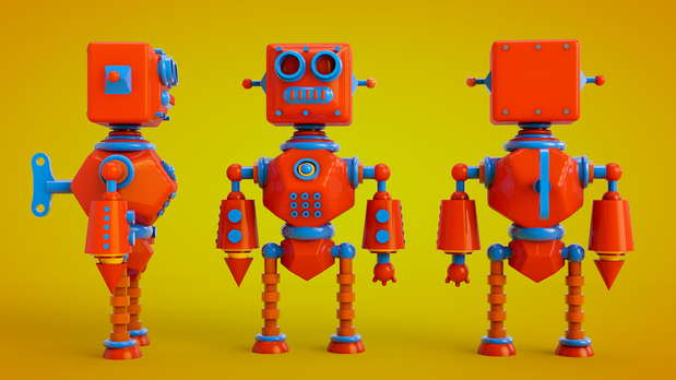 3D吉祥物：Robot