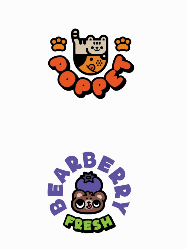 潮流设计|趣味卡通logo合集