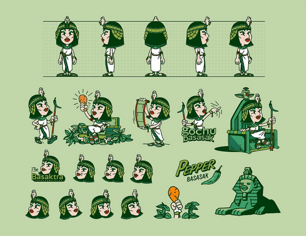 韩国烤鸡炸鸡品牌VI视觉