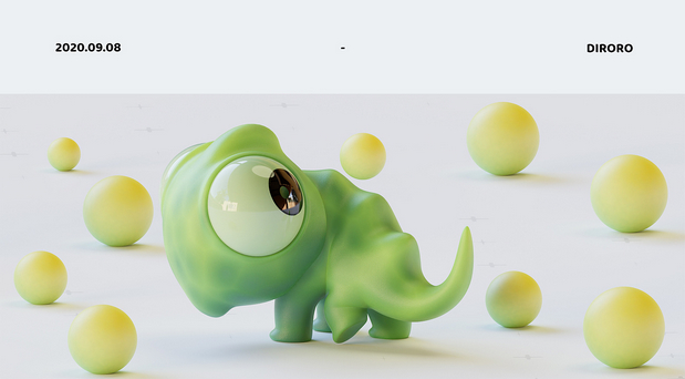 3D吉祥物：Diroro