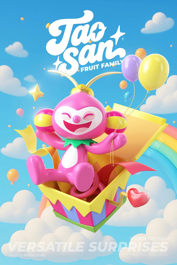 桃小圣TaoSan奇幻水果IP设计