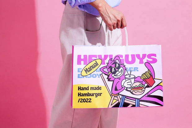 Guys汉堡披萨vi设计