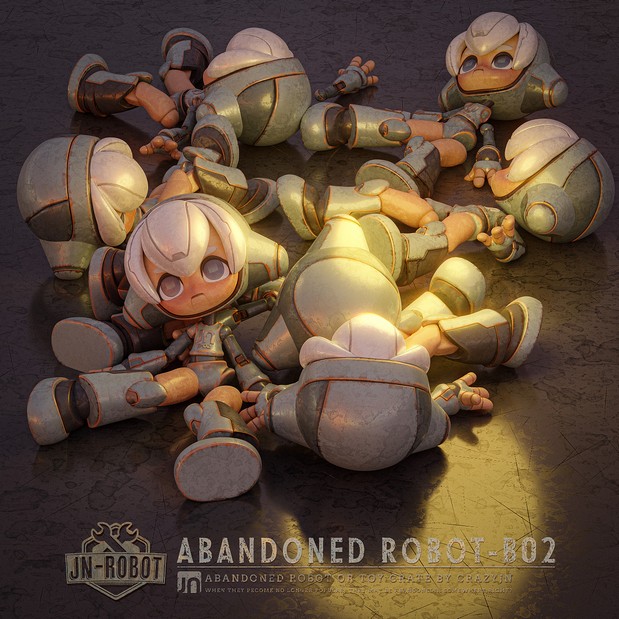 3D吉祥物：TOPUPU ROBOT