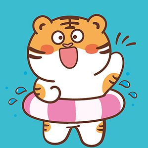 虎插画运动文创产品贴纸 /><img fetchpriority=