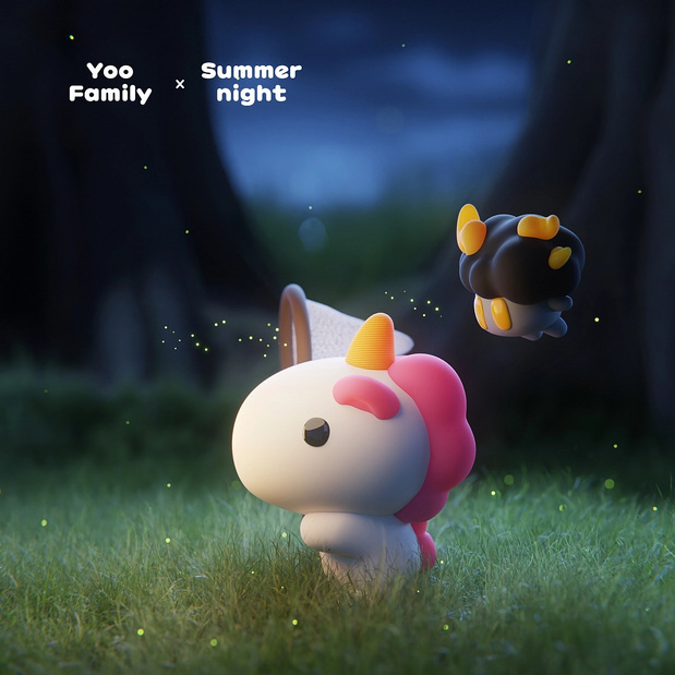 3D吉祥物：YooFamily夏日系列图集系列