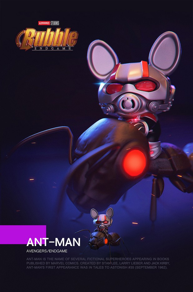 3D吉祥物：BUBBLE系列插画