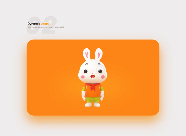 3D吉祥物：RABBIT MASCOT
