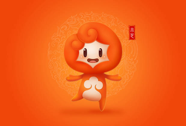 2019灵芝文化节吉祥物设计