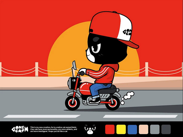 一只土猫：黑子