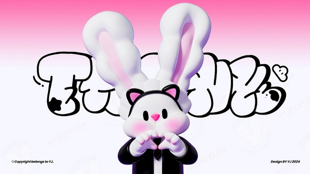 CLOUD BUNNY 3D可爱角色