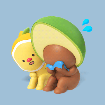 3D吉祥物：L.POINT X Avofriends