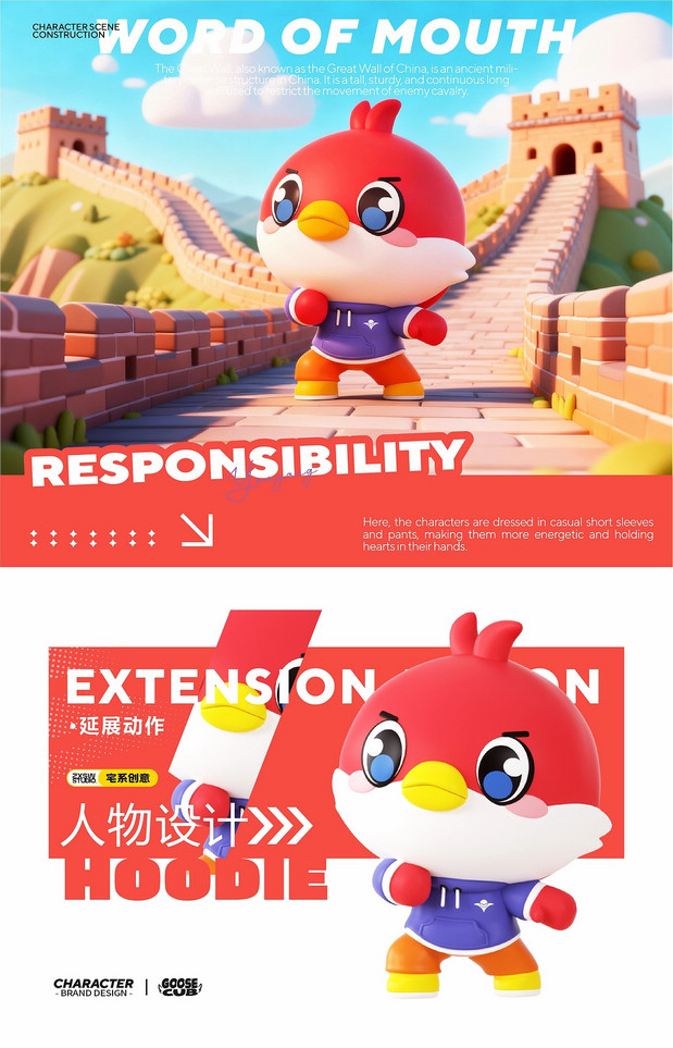 雁扬科技吉祥物|金融行业IP