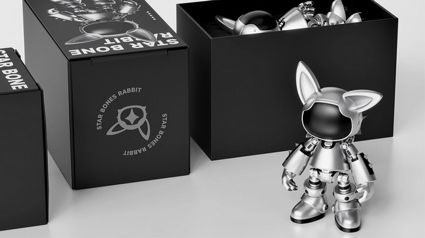 3D吉祥物：星骸兔STAR BONE RABBIT