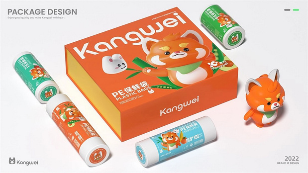 康为日用品品牌IP设计