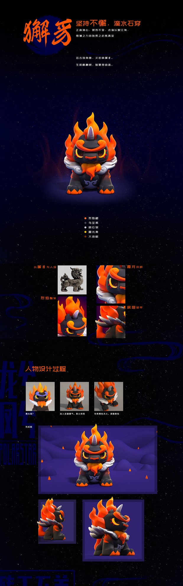 龙兮凤兮国潮风IP人物形象设计