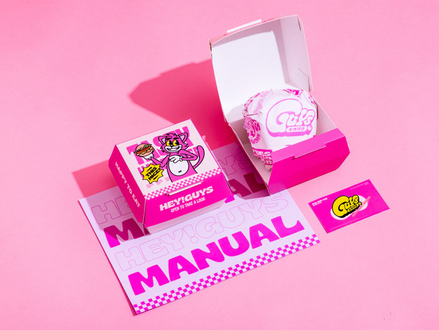 Guys汉堡披萨vi设计