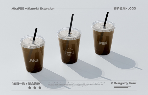 Aka阿咖咖啡品牌项目原创IP