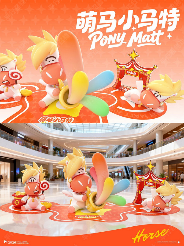 萌马小马特|马年IP形象设计
