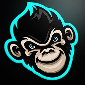 Monkey mascot logo Ecstxzy /><img fetchpriority=